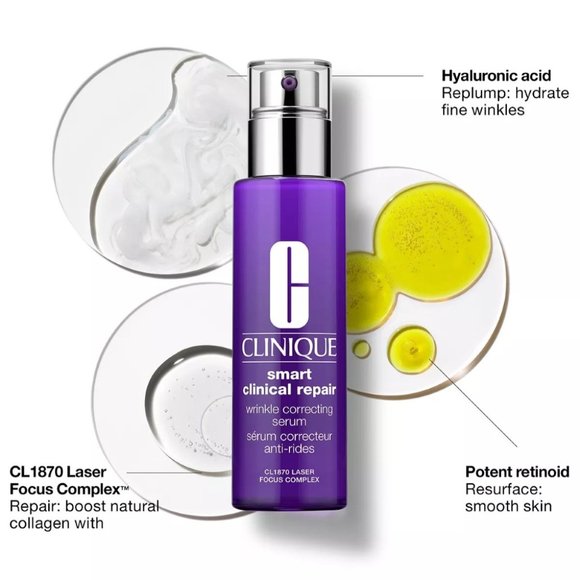 CLINIQUE Smart Clinical Repair Wrinkle Correcting Serum 1oz/30ml NEW - Picture 4 of 4